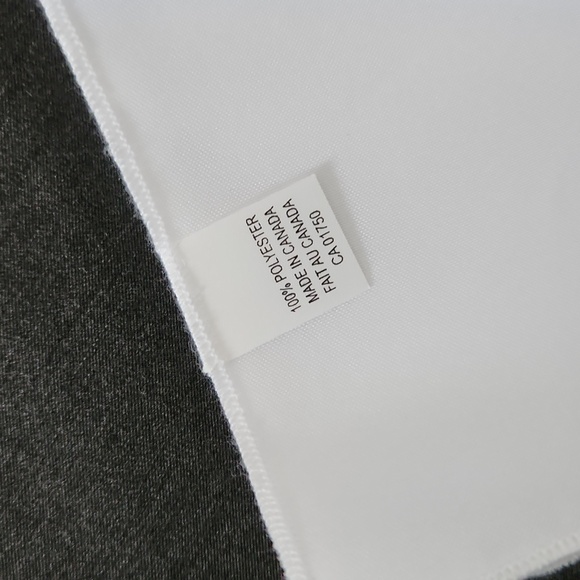 Solid White Pocket Square - Picture 3 of 3